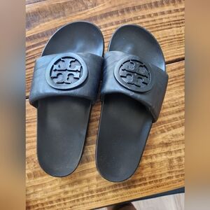 Tory Burch Leather Slides